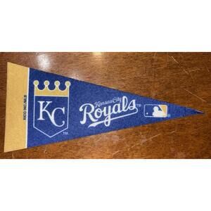 MLB Kansas City Royals Mini Pennant 4”x9” Baseball Flag Banner Rico